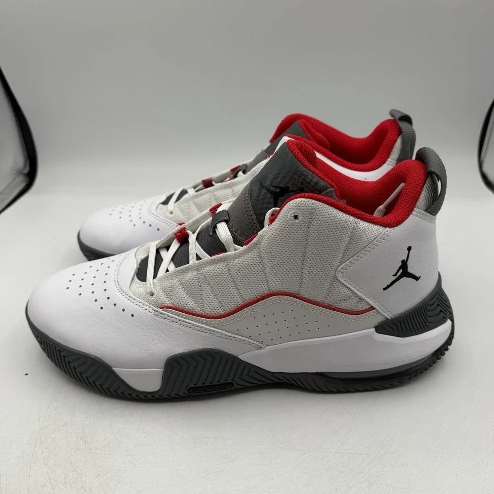 Jordan Stay Loyal‎ Basketball Shoes Mens Sz 10.5 White/Grey Sneakers DB2884-105